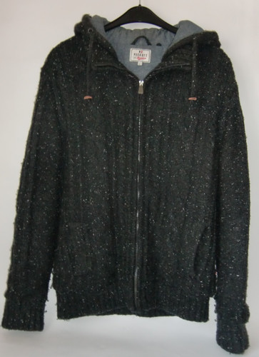 Peckott denim strickjacke - strickjacke, gr