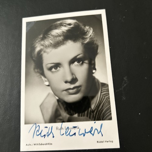 Autogramm ruth leuwerik - autogramm,