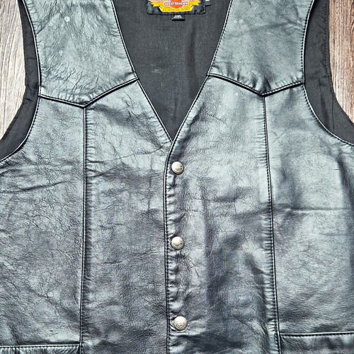 Harley davidson lederweste - davidson, gr
