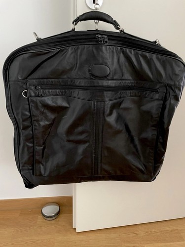 Kleidersack leder schwarz - leder,