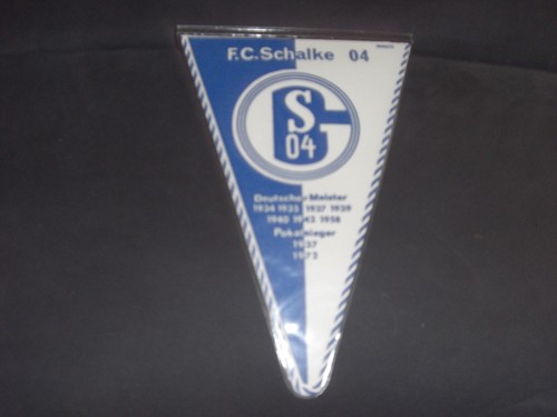 Wimpel schalke aus - wimpel, 70er