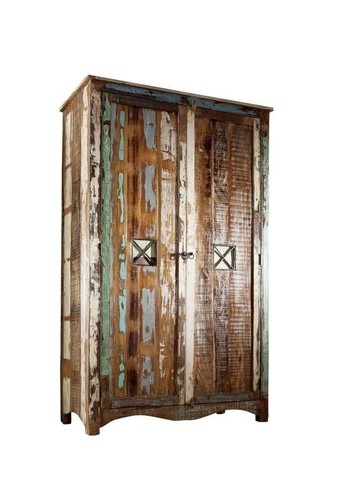 Altholz vintage kleiderschrank - altholz,