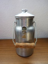 DDR Milchkanne Aluminium mit