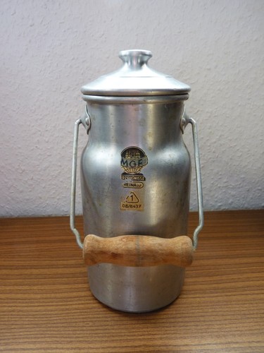 Ddr milchkanne aluminium mit - ddr,