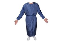 Wiederverwendbarer Arztkittel, OP Mantel, Laborkittel waschbar, wasserabweisend