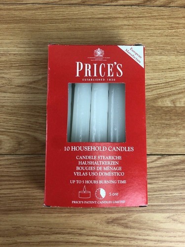Price weiße spitzkerzen - price's,
