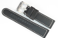 TW Steel Marc Coblen Edition Uhrenarmband 22mm angenehm Weiches Leder Schwarz