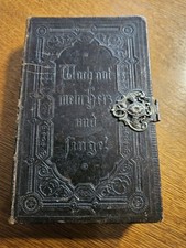 Gesangbuch für die evangelische Kirche in Württemberg 1883 mit Metallschließe 
