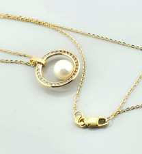 Zarte goldkette mit anhänger - goldkette,