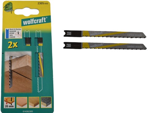 Wolfcraft stichsägeblätter - wolfcraft,