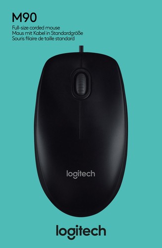 Logitech maus m90 - maus, mit