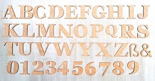 Buchstaben Ziffern groß MDF