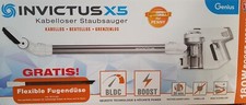 Genius Invictus X5 Akku-Staubsauger, kabelloser 2-in-1-Staubsauger mit 180 Watt
