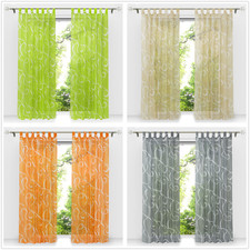 Voile Gardine Stores Leinen