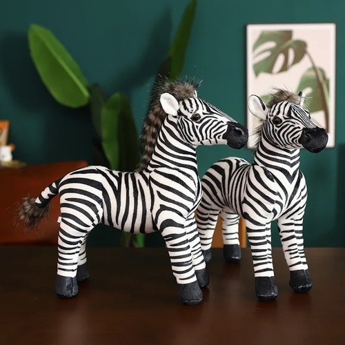 Stehendes zebra plüschtier - stehendes,