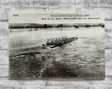 AK Zeitz Hochwasser 1909
