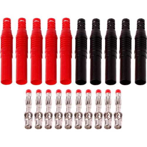 Bananenstecker isoliert 4mm - bananenstecker, 10