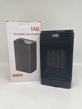 IAB Portable Fan Heater - Tragbarer Heizlüfter - 1500W - Schwarz