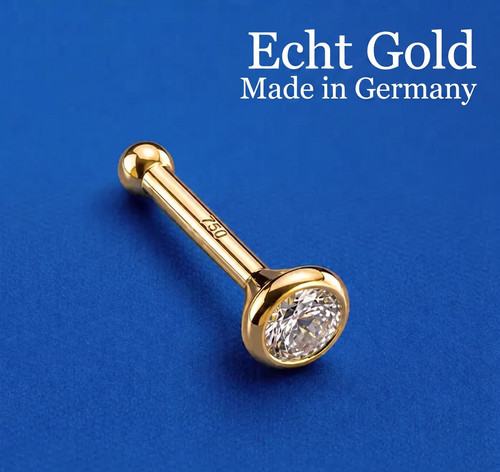 Nasenstecker piercing echt - piercing,