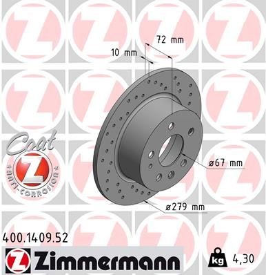 Zimmermann bremsscheibe - zimmermann,