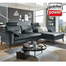 polsterpower Ecksofa - opal -