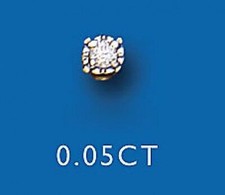 Herren ohrring diamant - herren,