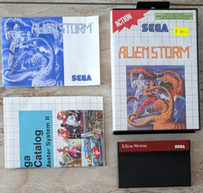 TOP - CIB - Alien Storm - PAL Sega Master System Spiel OVP