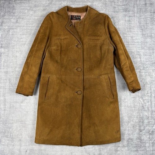 Vintage suede leather jacket - vintage,