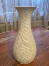 Seltmann Vohenstrauß Vase 1817 Weiß Bavaria Porzellan Blumenvase H 28.5