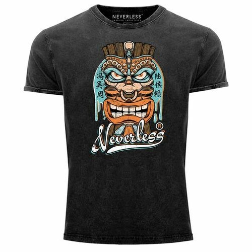 Herren vintage shirt - herren, tiki