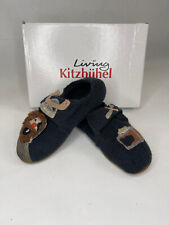 Jungen LIVING KITZBÜHEL Hausschuh 3242/590 dunkelblau / Wikinger Gr.30 OVP