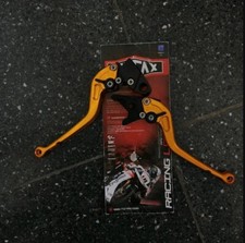 Titax Brems-/Kupplungshebel Alu * Gold L35 & R17 für Kawasaki mit ABE