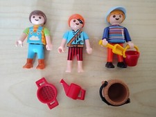 Playmobil Figuren Kinder mit Zubehör Sandkasten , 3 Stück -- 309