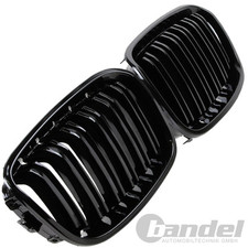 DOPPELSTEG KÜHLERGRILL SPORT NIEREN SCHWARZ passend für BMW F20 F21 Vor Facelift