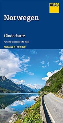 Adac länderkarte norwegen - adac,