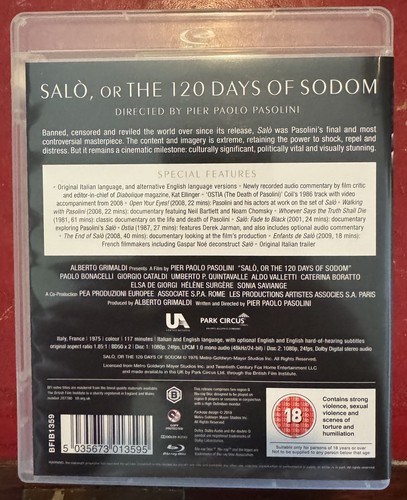 Bfi blu ray salo the - bfi,