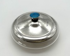 Art Deco Puderdose Glas