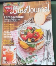Weck Land Journal  Landjournal 1/2014 Fertiggerichte Partyzeit Winterkonfitüren