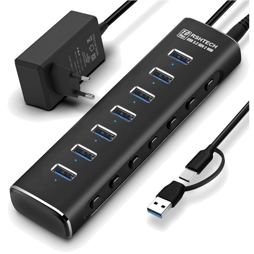 Usb hub port aluminium - 3.2,