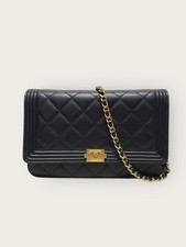CHANEL Umhängetasche schwarz