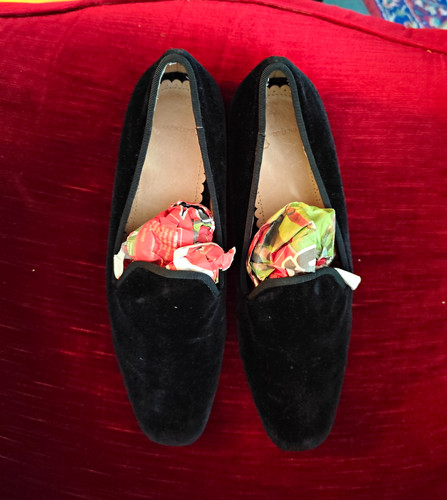 Lands end samtschuhe slipper - samtschuhe,