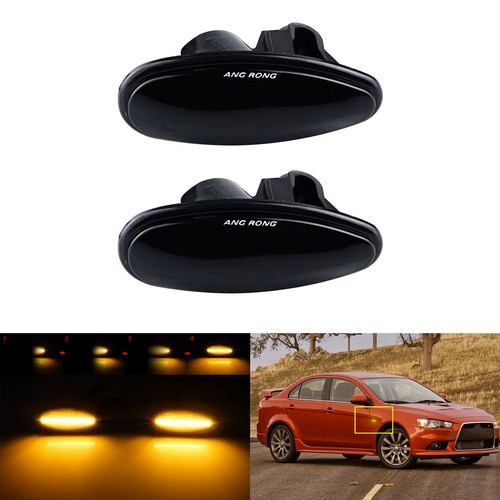 Led seitenblinker schwarz - 2x,