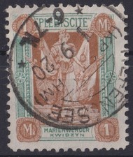 =Marienwerder Mi.Nr.40 gestempelt (Tiefensee) tief/st geprüft Bock BPP=