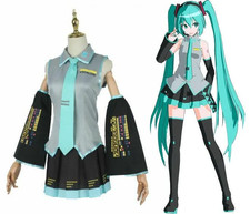 Hatsune Miku Vocaloid Cosplay Kostüm für Halloween oder Anime Convention