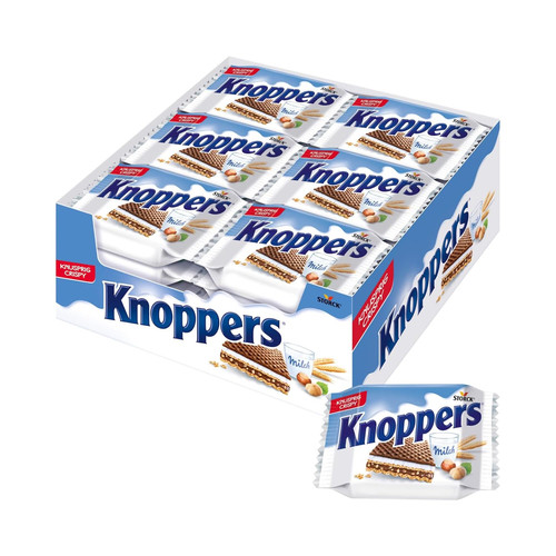 Knoppers waffelschnitten - knoppers,
