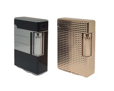 WinJet Premium Stein Feuerzeug, 2 Motive, edel, Deluxe Gasfeuerzeug, Softflamme