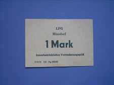 DDR-Ersatzgeld, 1 Mk