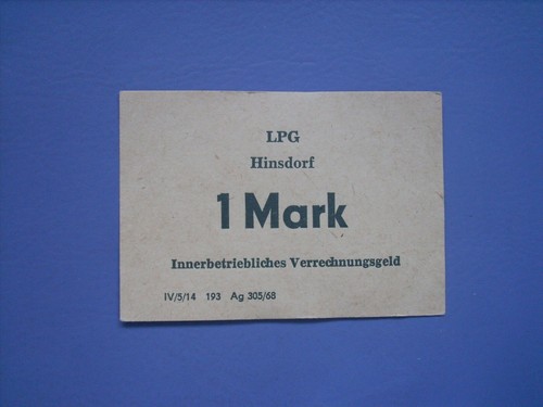 Ddr ersatzgeld mk - 1,