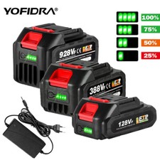 18V LED Akku Ersatzbatterie Für Exzenterschleifer Hochdruckreiniger Sprühpistole