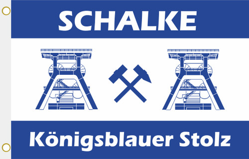 Fahne flagge schalke - flagge,